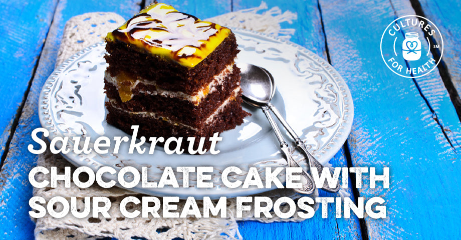 Recipe: Sauerkraut Chocolate Cake With Sour Cream Frosting