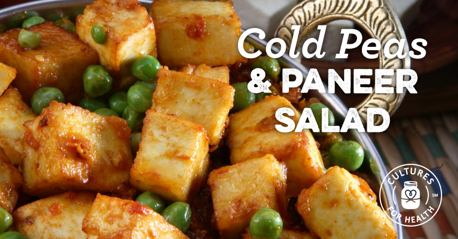 Recipe: Cold Peas and Paneer Salad