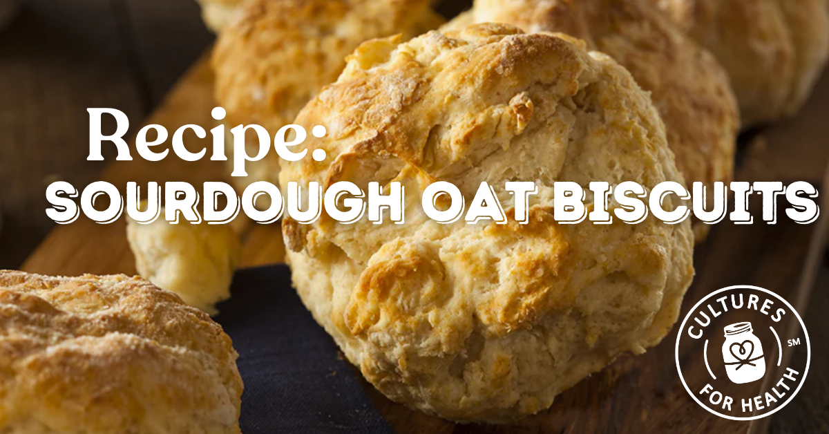 Recipe: Sourdough Oat Biscuits