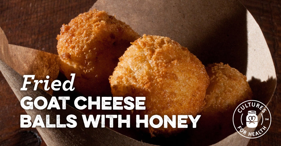 Recipe: Fried Goat Cheese Balls with Honey