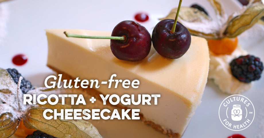 Recipe: Gluten-free Ricotta and Yogurt Cheesecake