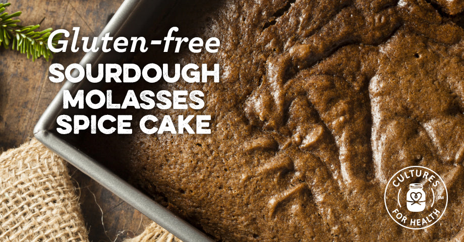 Recipe: Gluten-Free Sourdough Molasses Spice Cake