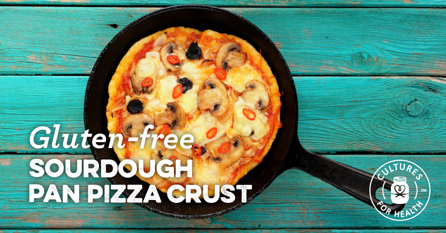 Recipe: Gluten-free Sourdough Pan Pizza Crust