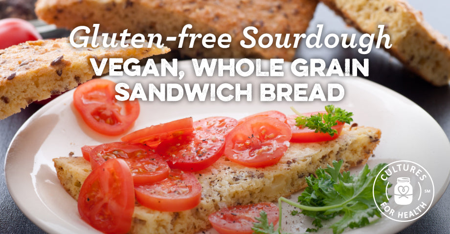 Recipe: Gluten-Free Sourdough Vegan Whole-Grain Sandwich Bread