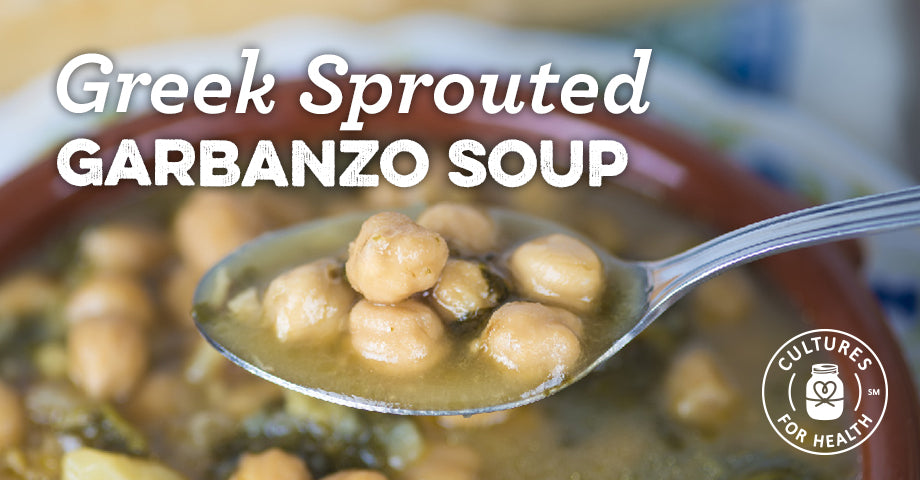 Recipe: Greek Sprouted Garbanzo Soup