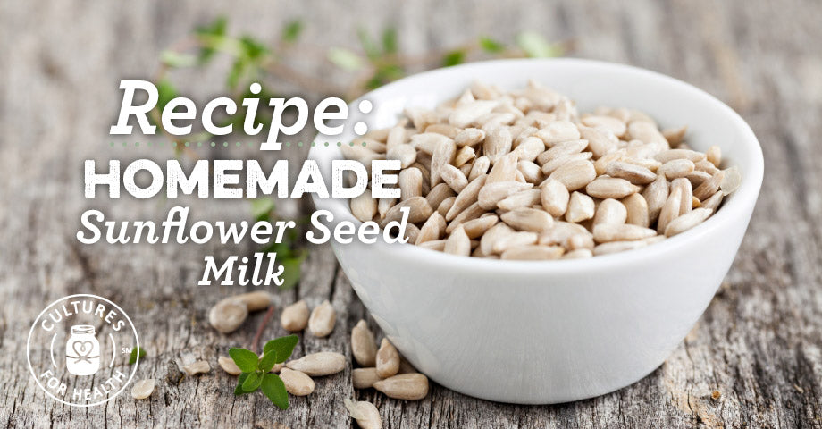 Recipe: Homemade Sunflower Seed Milk