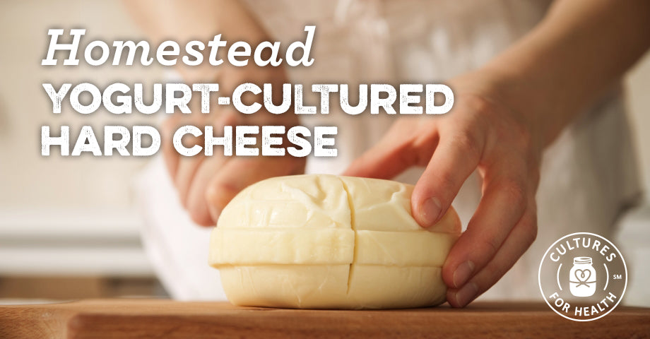Recipe: Homestead Yogurt-Cultured Hard Cheese