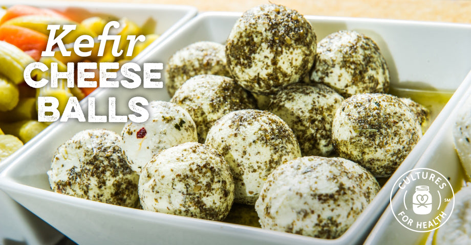 Recipe: Kefir Cheese Balls In Olive Oil