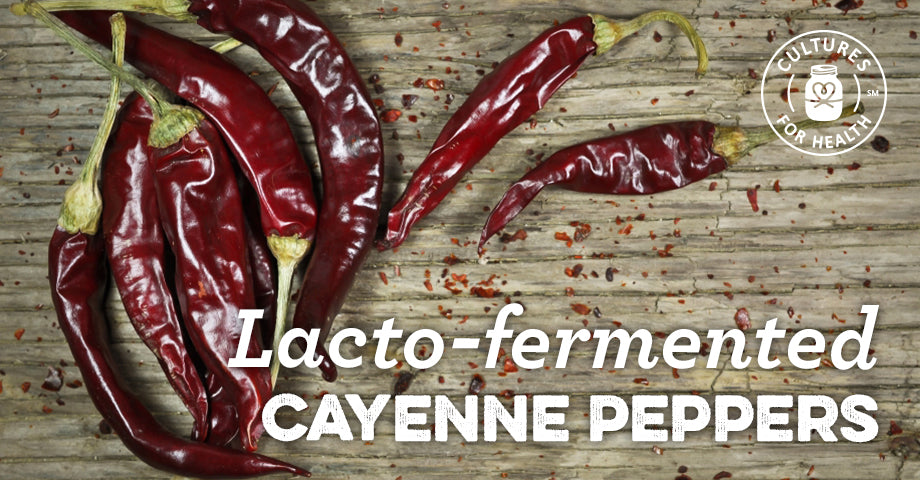 Recipe: Lacto-fermented Cayenne Peppers