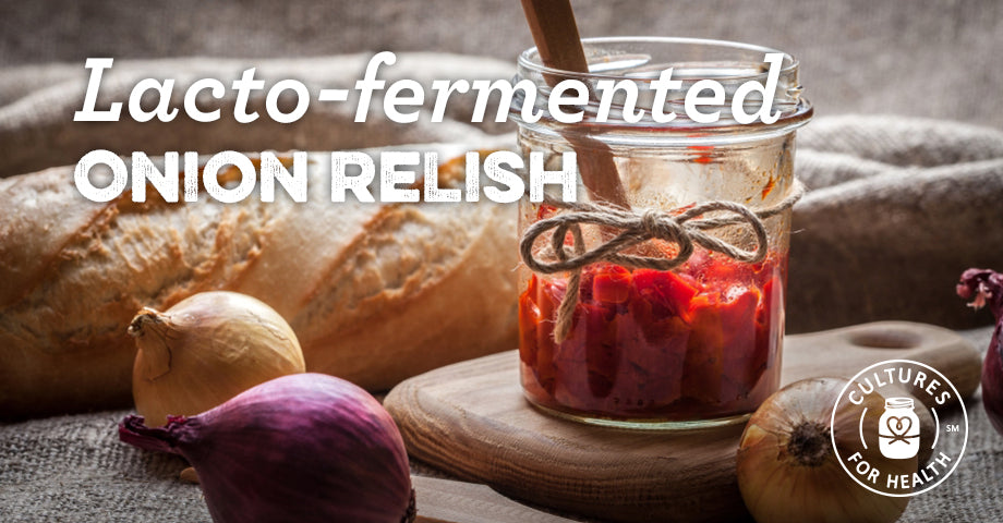 Recipe: Lacto-fermented Onion Relish