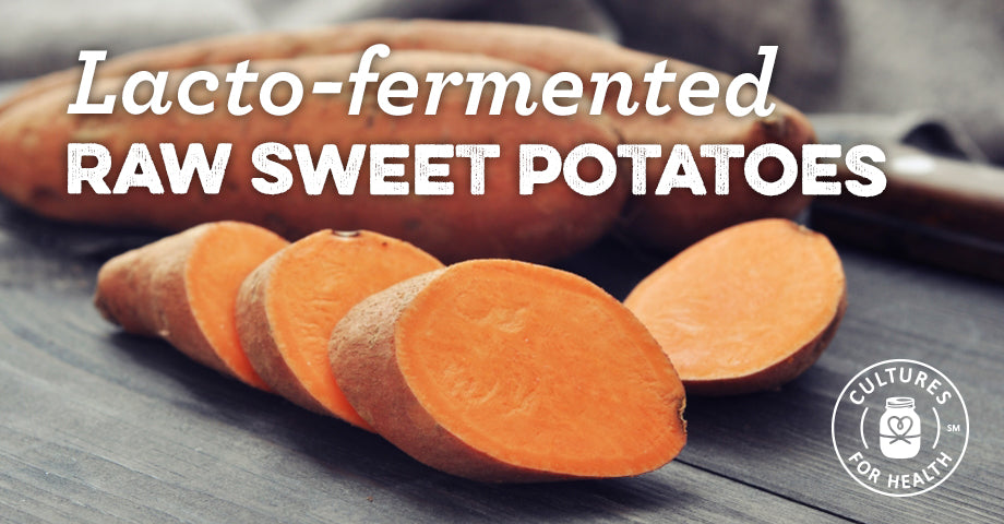 Recipe: Lacto-Fermented Raw Sweet Potatoes