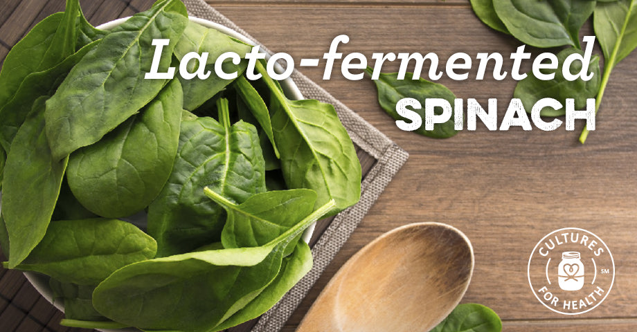 Recipe: Lacto-fermented Spinach