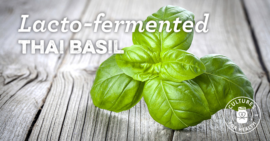 Recipe: Lacto-Fermented Thai Basil