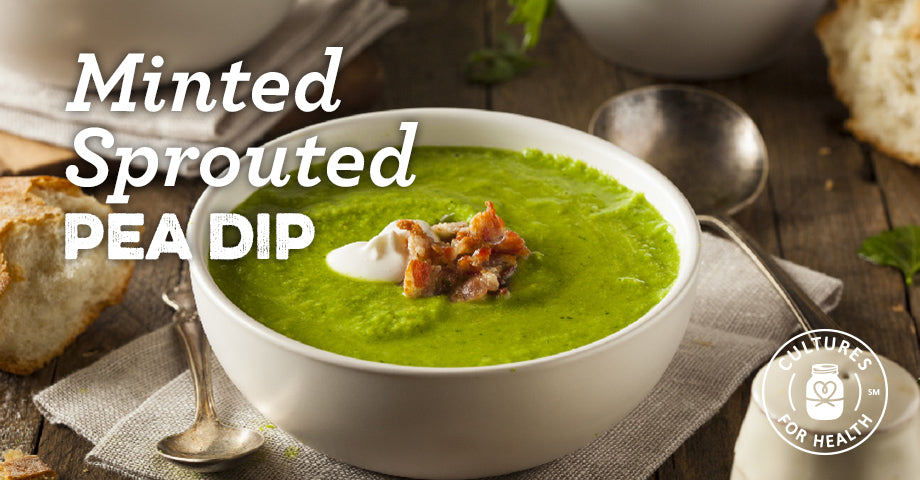 Recipe: Minted Sprouted Pea Dip
