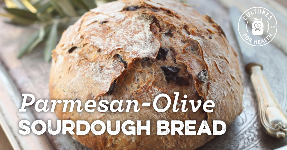 Recipe: Parmesan-olive Sourdough Bread