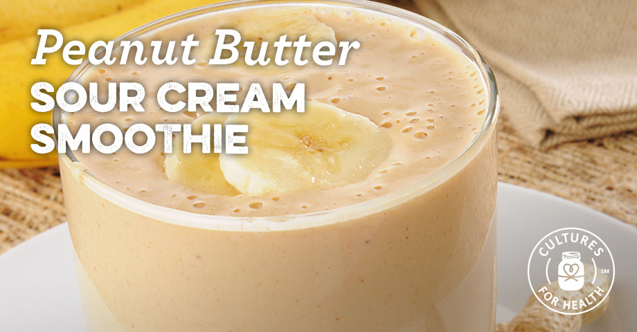 Recipe: Peanut Butter Sour Cream Smoothie