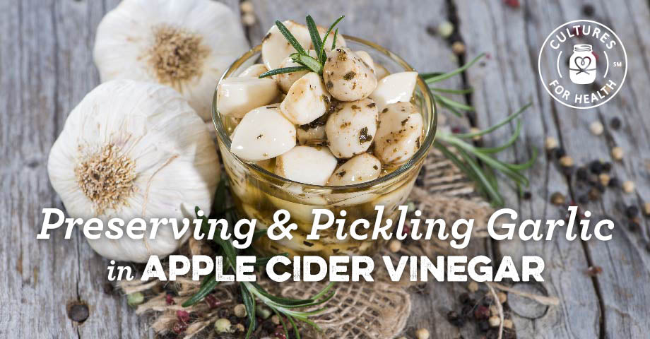 Preservation And Pickling Of Garlic In Apple Cider Vinegar