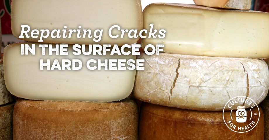 Repairing Cracks In The Surface Of Hard Cheese