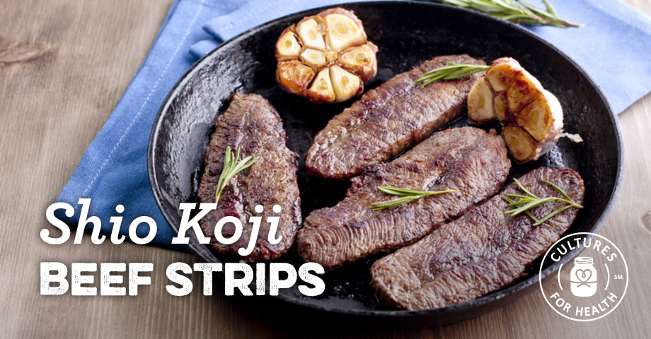 Recipe: Shio Koji Beef Strips