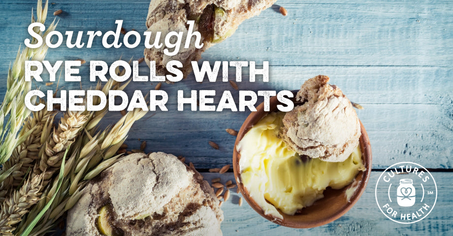 Recipe: Sourdough Rye Rolls With Cheddar Hearts