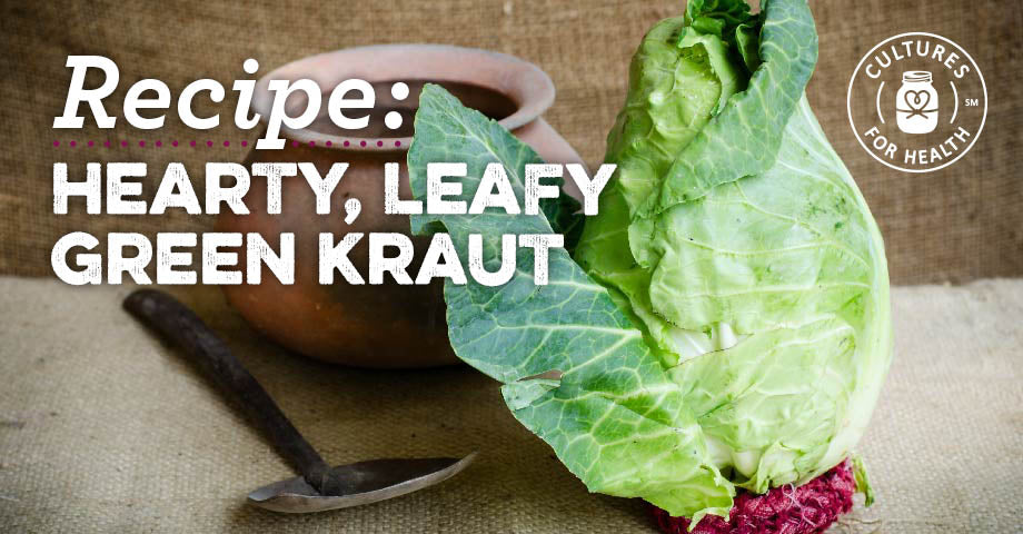 Recipe: Hearty Leafy Green Kraut