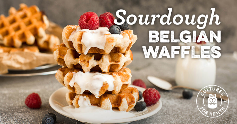 Recipe: Sourdough Belgian Waffles