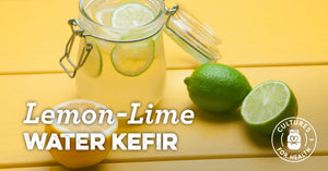 LEMON-LIME WATER KEFIR recipe