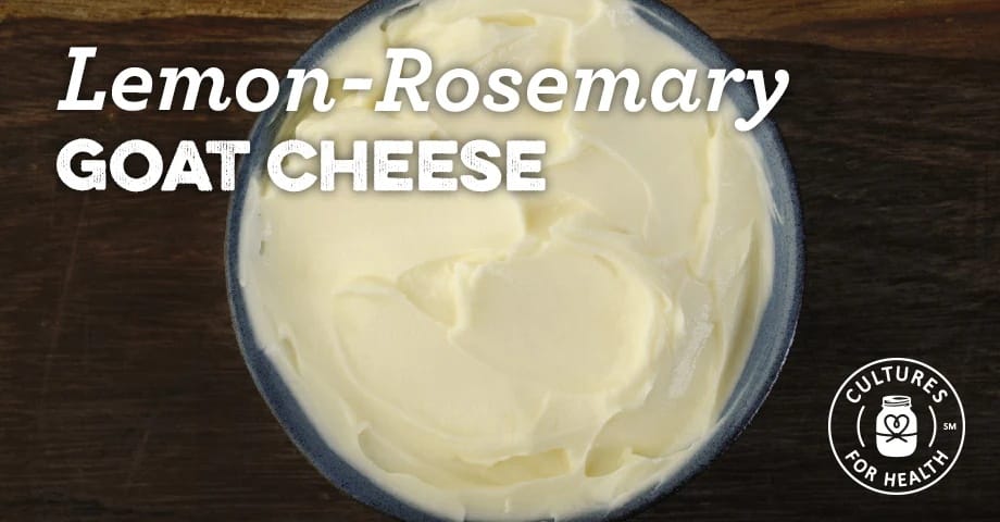 Lemon-Rosemary Goat Cheese recipe featured image