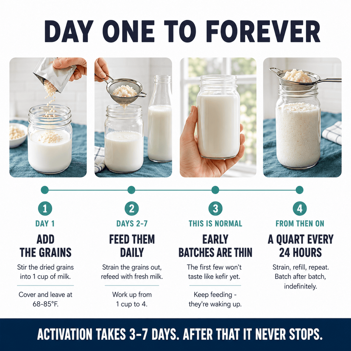 Kefir Milk Kefir Grains