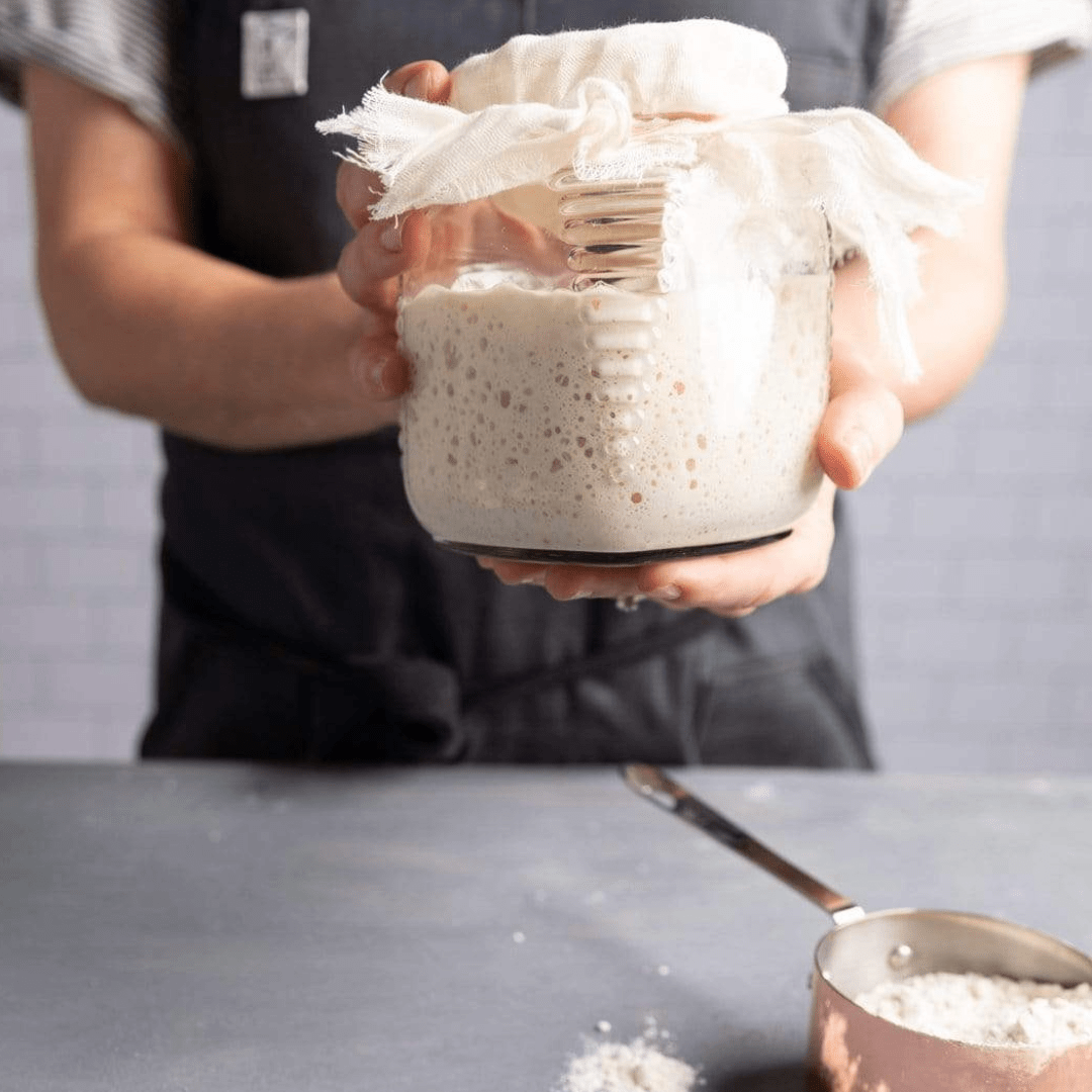 Sourdough Starter in a Jar