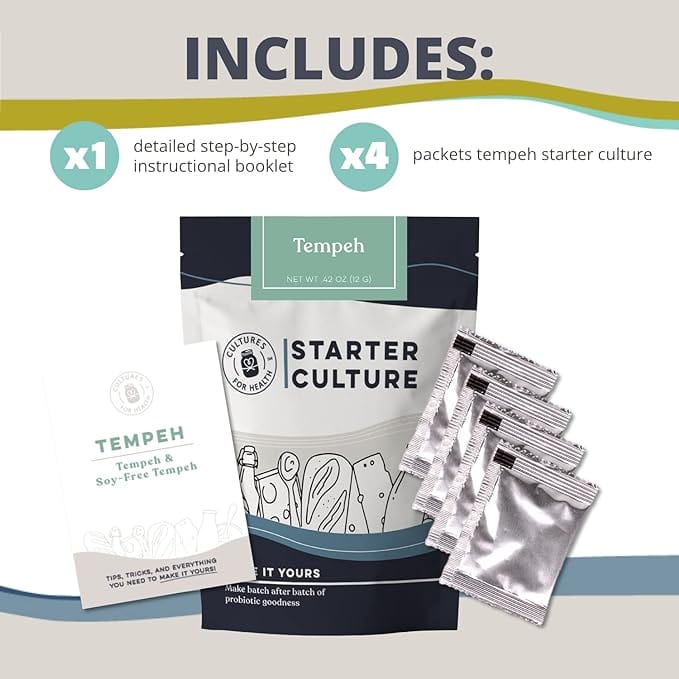 Includes of Tempeh & Soy Tempeh Starter Culture