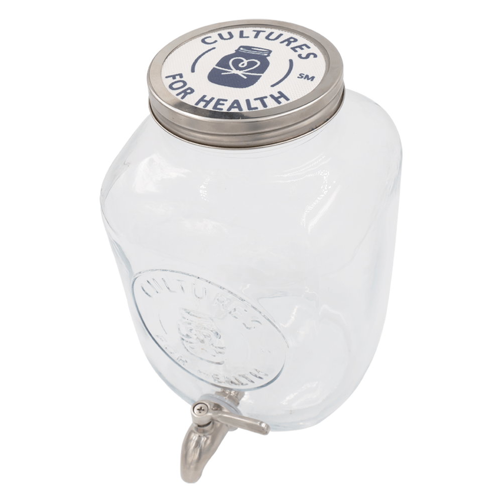 Cheese, Kefir, Kombucha, Sourdough, Tempeh & Soy, Vegetables, Yogurt, Sprouting & Wheatgrass Continuous Brewing Jar