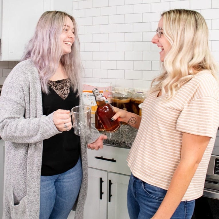 Enjoying the Continuous Kombucha Drink
