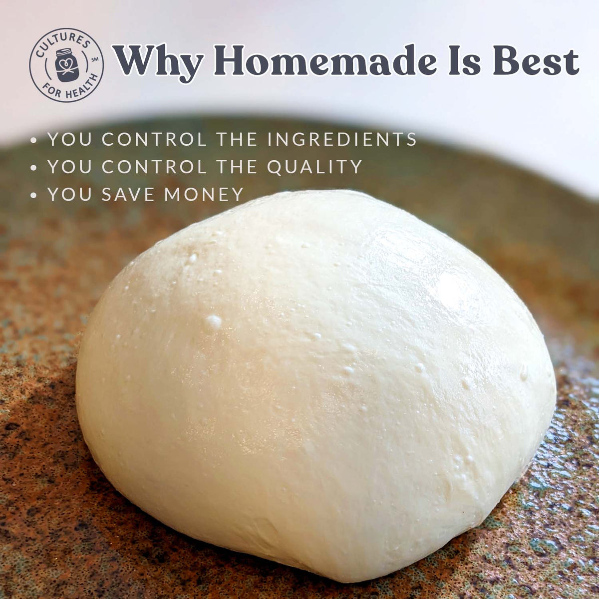 Why Homemade Is Best: You control the ingredients, You control the quality, You save money