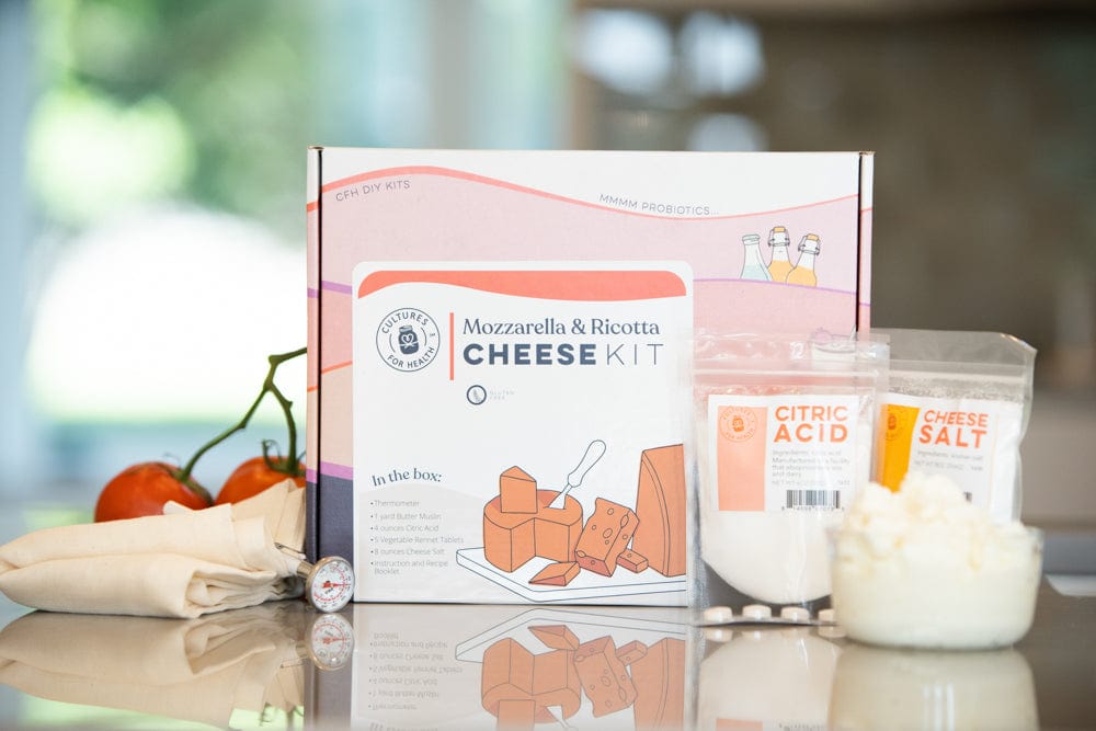Cheese Mozzarella and Ricotta Cheese Making Kit