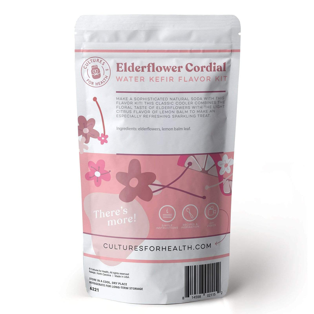Kefir Elderflower Cordial Water Kefir Flavor Kit