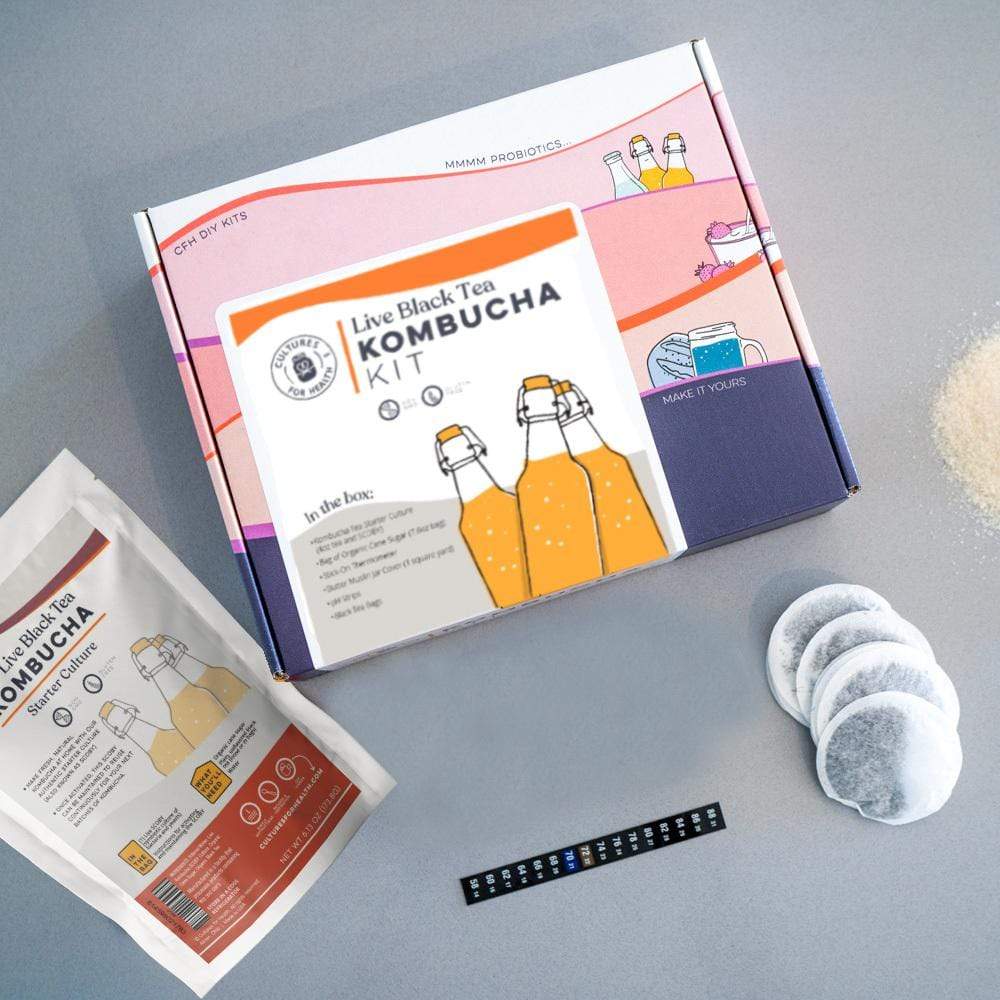 Live Black Tea Kombucha Starter Kit