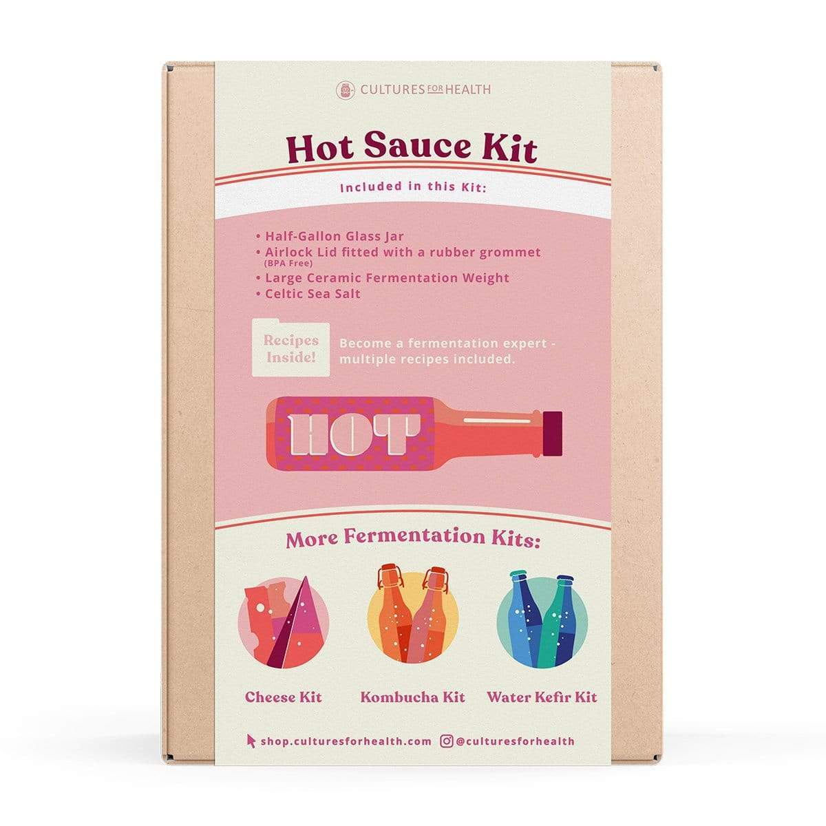 Vegetables Fermented Hot Sauce Kit