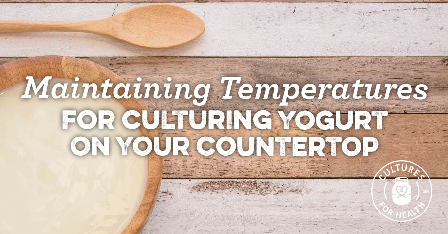 Maintaining Temperatures For Culturing Yogurt On Your Countertop