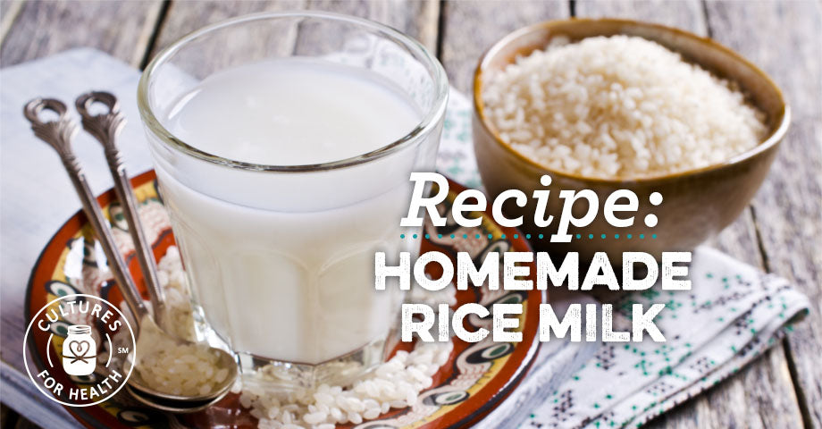Recipe: Homemade Rice Milk