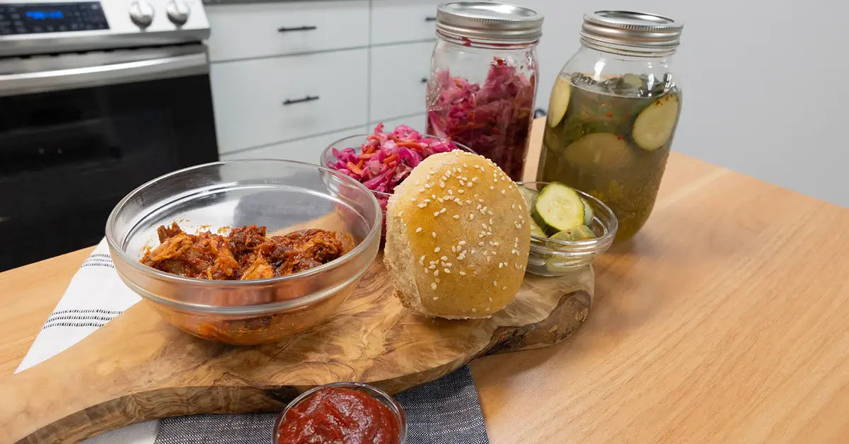 Pulled Pork Sandwich Recipe With Kombucha Fermented BBQ Sauce