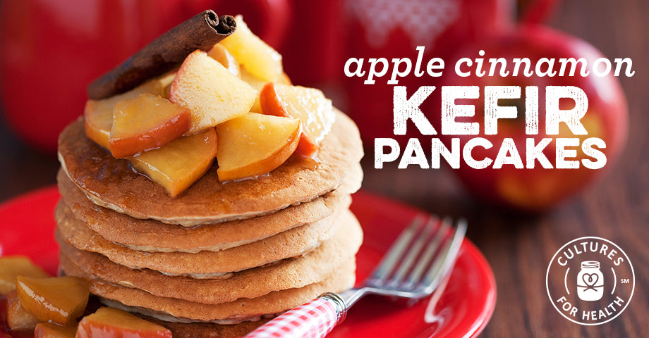 Recipe: Apple Cinnamon Kefir Pancakes