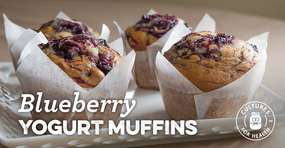 Recipe: Blueberry Yogurt Muffins