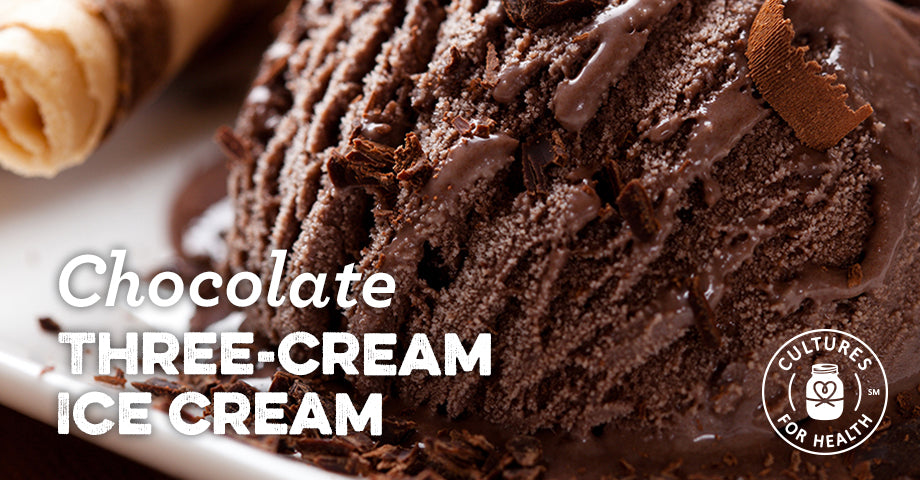 Recipe: Chocolate Three-Cream Ice Cream