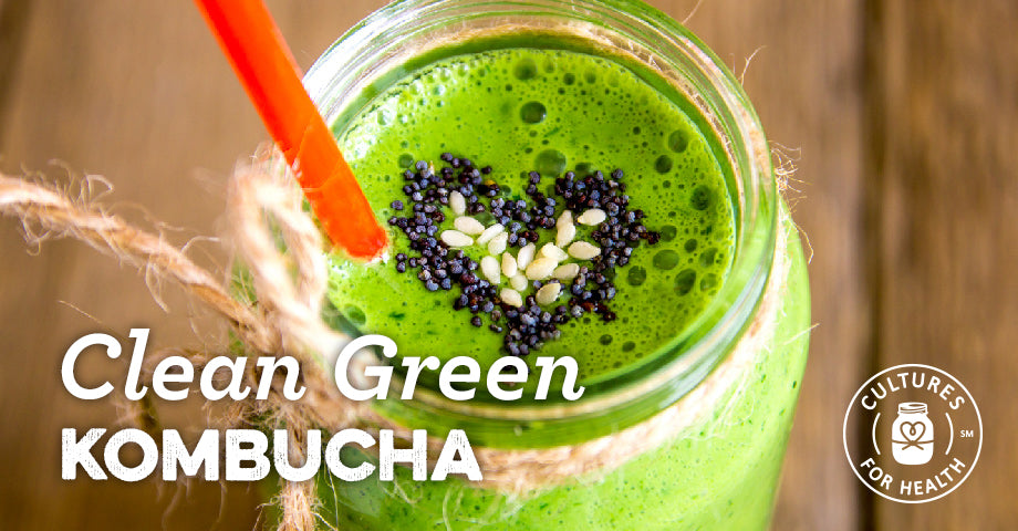 Recipe: Clean Green Kombucha