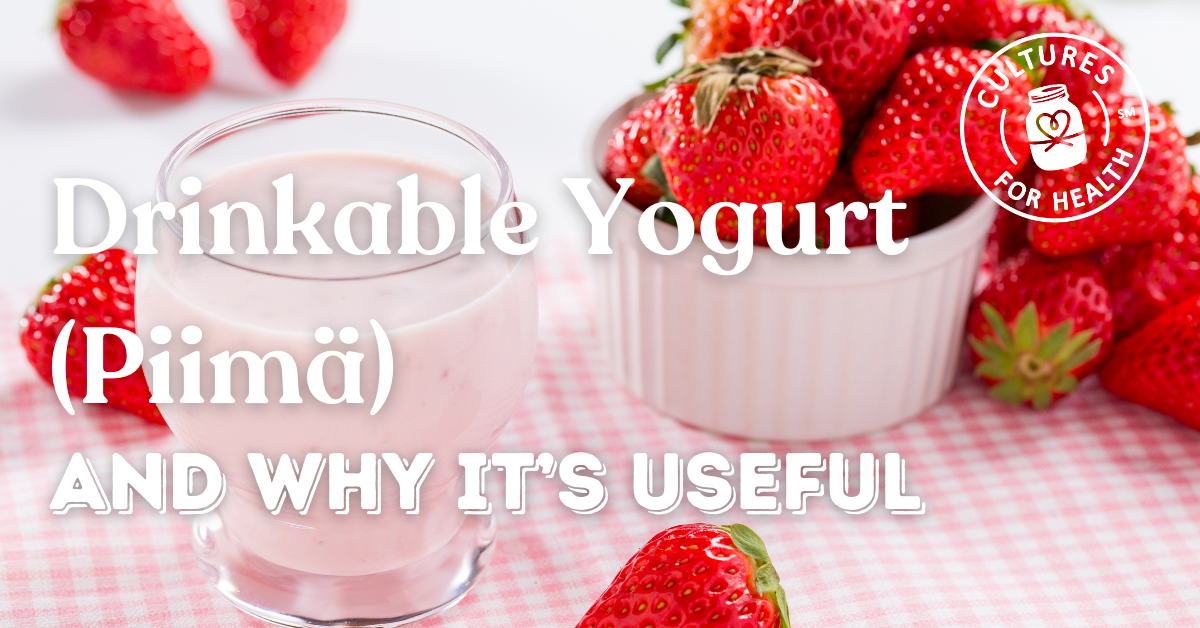 Drinkable Yogurt (Piimä) And Why It’s Useful