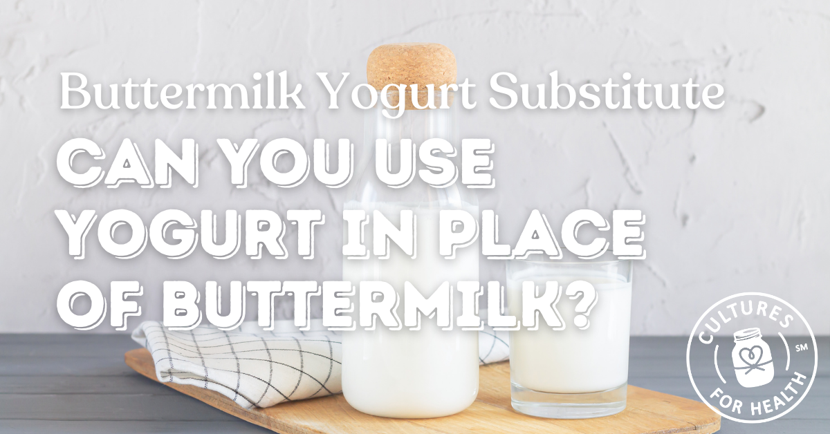 Buttermilk Yogurt Substitute: Can You Use Yogurt In Place of Buttermilk?