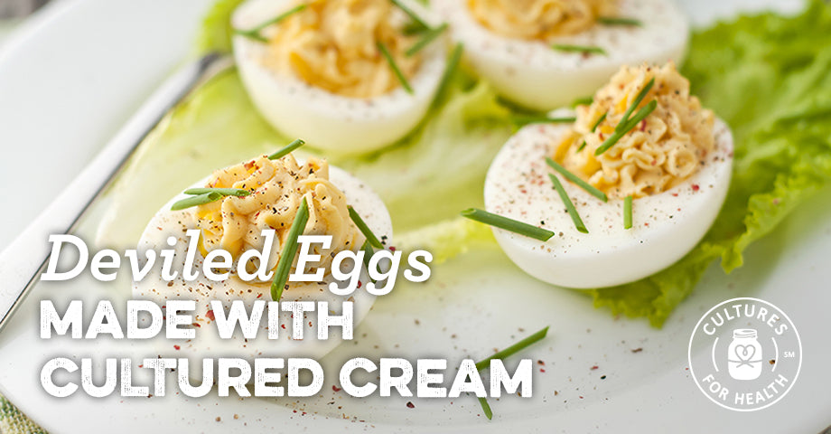 Recipe: Deviled Eggs Made with Cultured Cream