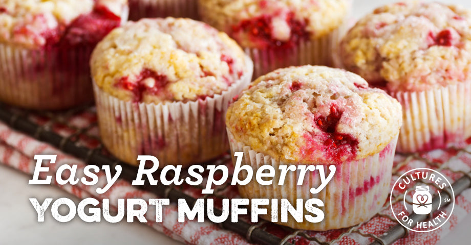 Recipe: Easy Raspberry Yogurt Muffins