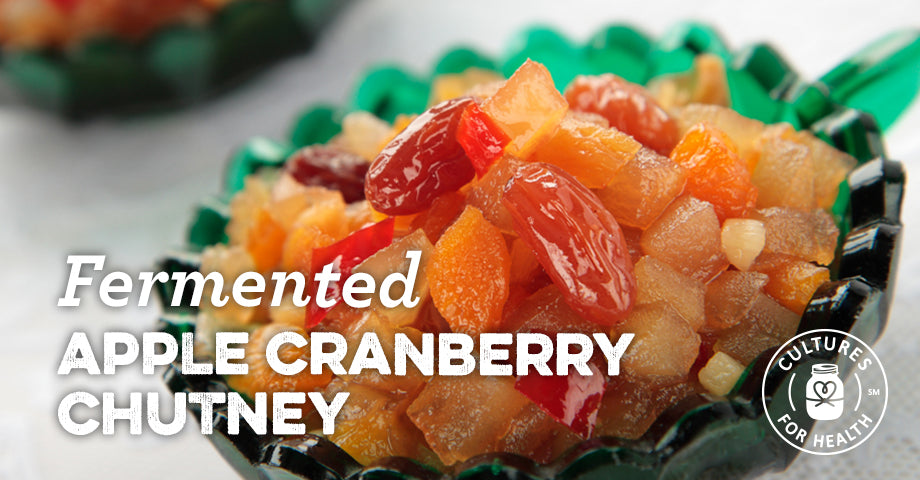 Recipe: Fermented Apple Cranberry Chutney